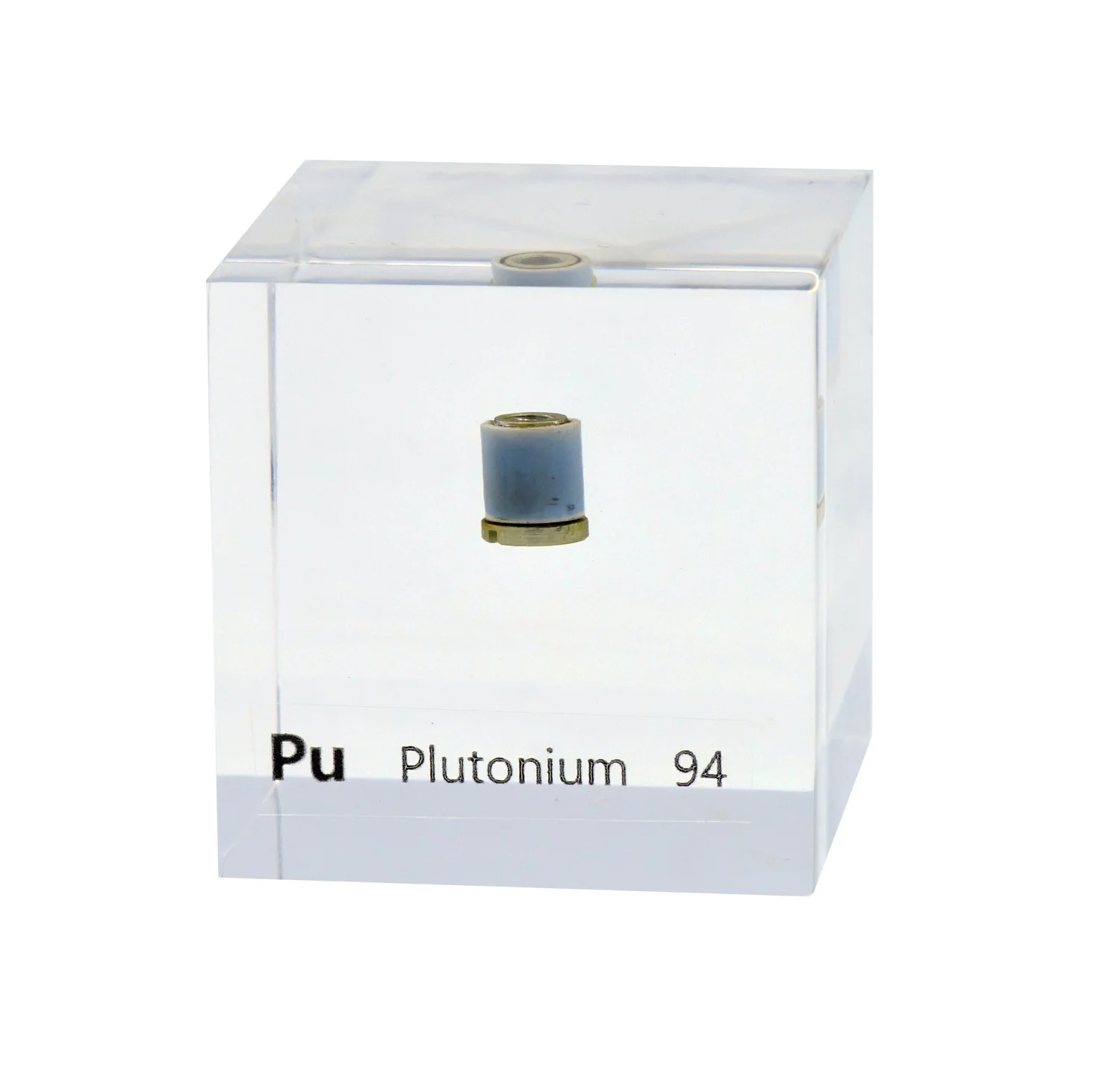 Plutonium 50mm Lucite Cube — Luciteria
